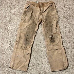 Carhartt Men's Tan Work Pants